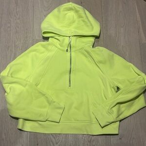 Lululemon Oversized Scuba Half Zip Hoodie with Logo
